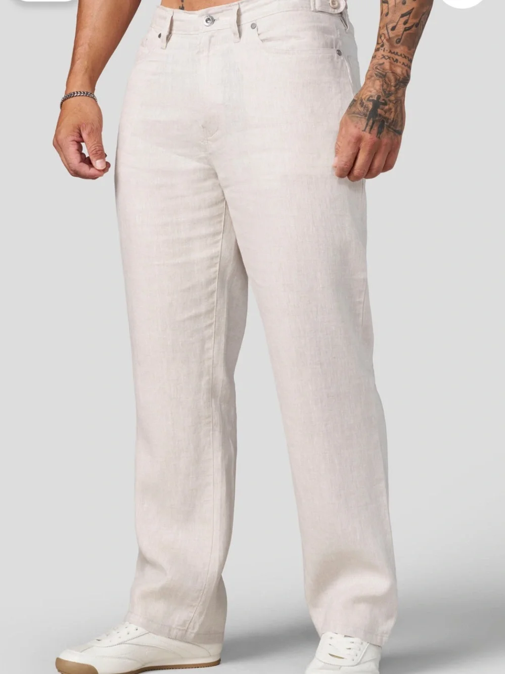 YoungLA Linen Monaco Pants Natural Linen Size Large
